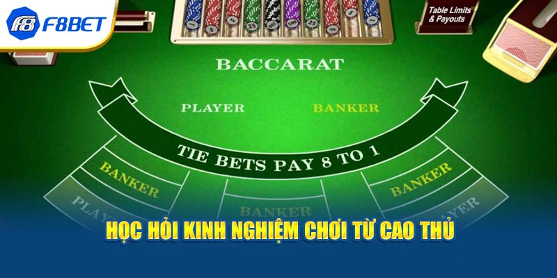 Học hỏi kinh nghiệm chơi từ cao thủ tại nhà cái cá cược F8bet